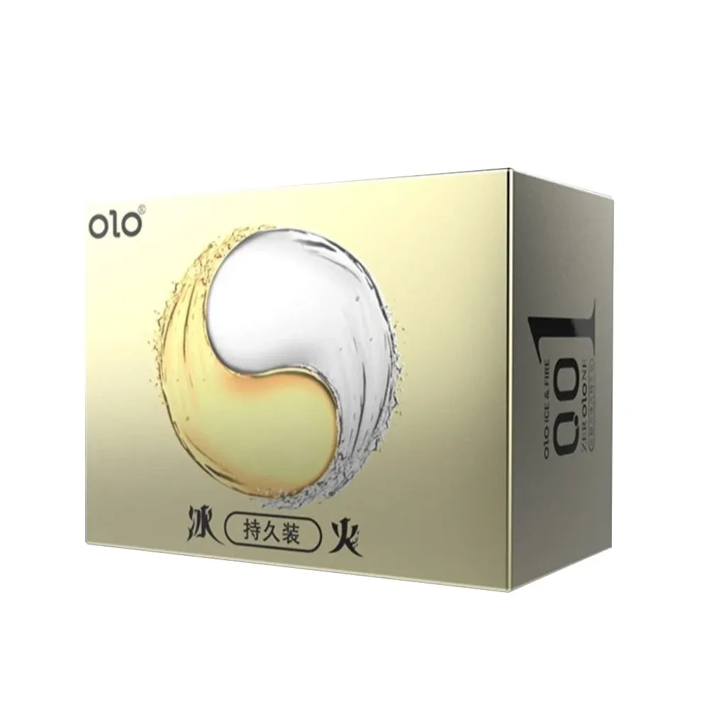 Bao cao su OLO 0.01 Lửa Băng - Siêu mỏng, kéo dài thời gian hộp 10 cái