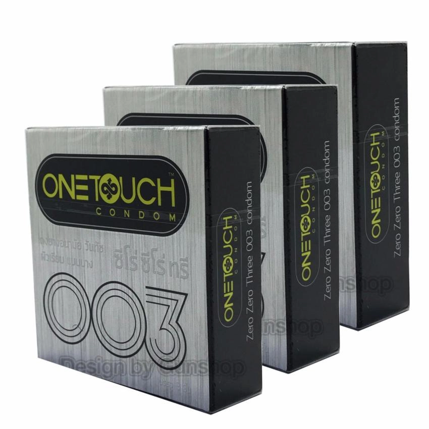 Bao cao su Onetouch 003 (đen) hộp 3 cái