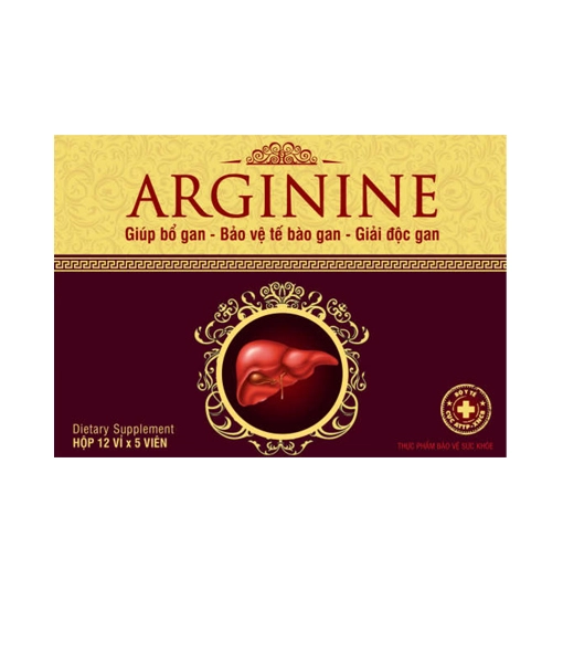Viên uống giúp bổ gan Arginine hộp 60 viên