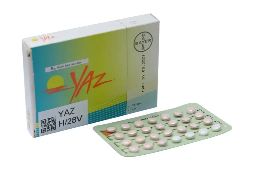 Thuốc tránh thai Yaz hộp 28 viên
