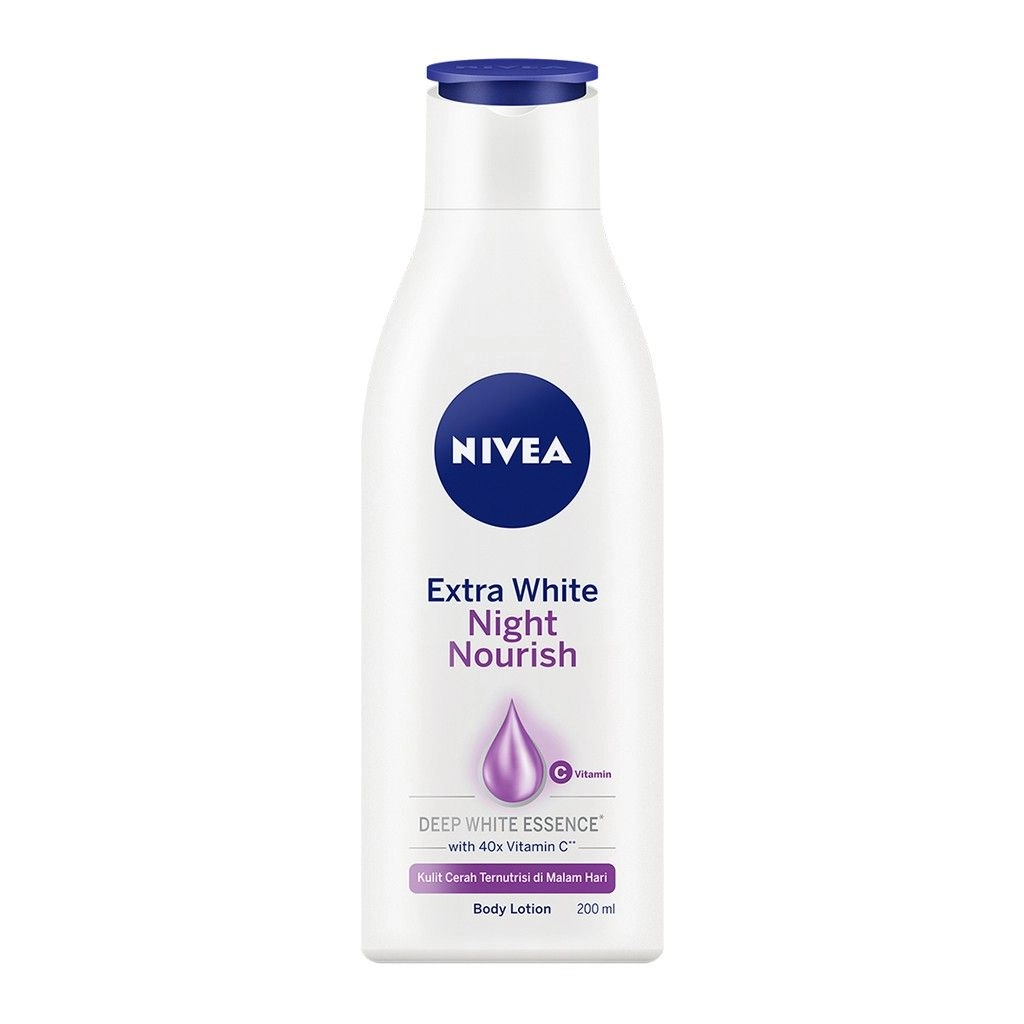 Sữa dưỡng thể dưỡng trắng ban đêm Nivea Extra White Night Nourish Body Lotion chai 200ml