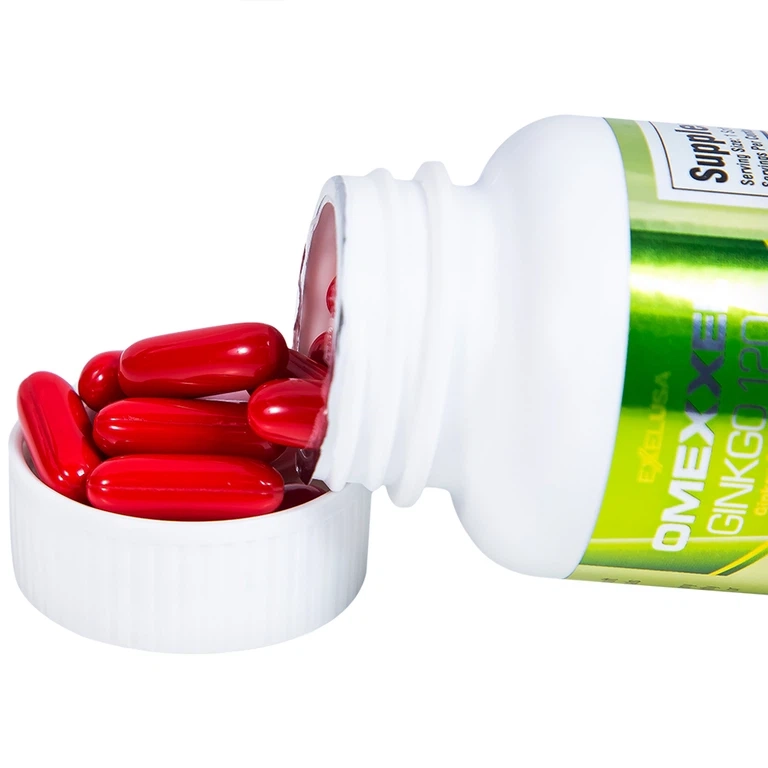 Hỗ trợ tăng cường tuần hoàn máu não Omexxel Ginkgo 120 OMEXXEL hộp 1 lọ x 60 viên