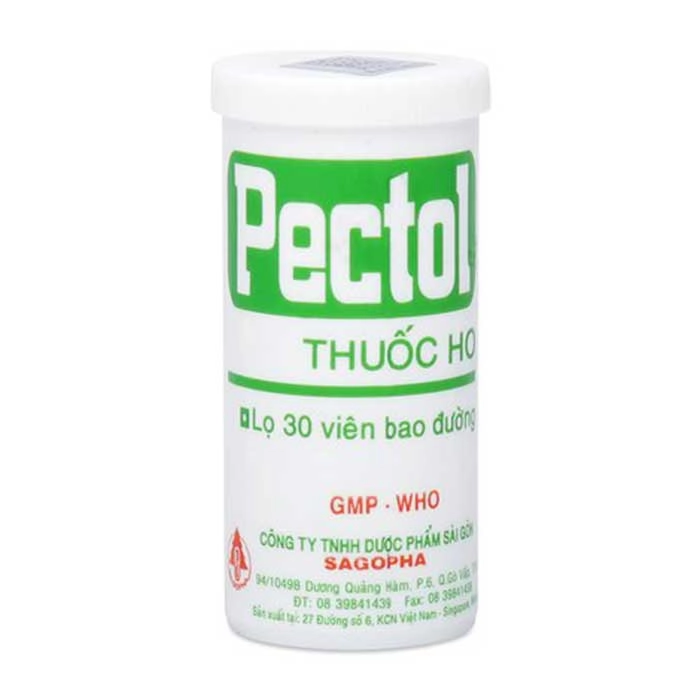 Thuốc ho Pectol  lọ 30 viên