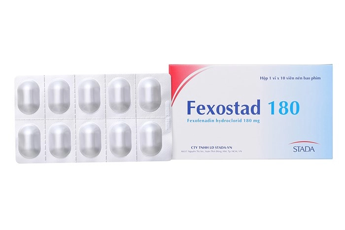Thuốc chống dị ứng Fexostad 180 hộp 10 viên