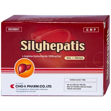 Điều trị duy trì tăng amoniac máu Silyhepatis Cho-A hộp 2 vỉ x 10 ống x 5ml