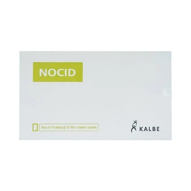 Bổ sung acid amin cho cơ thể Nocid Kalbe hộp 10 vỉ x 10 viên