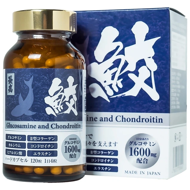 Hỗ trợ bổ sung chất nhờn dịch khớp Glucosamine And Chondroitin Jpanwell hộp 1 lọ 120 viên