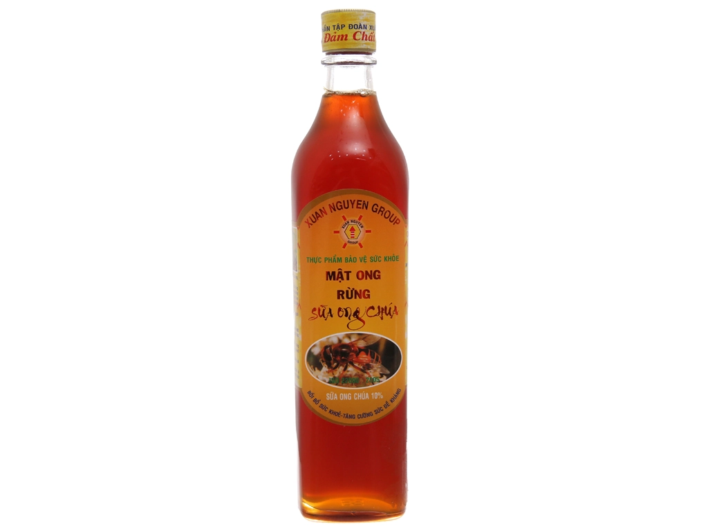 Mật ong rừng sữa ong chúa Xuân Nguyên chai 500ml