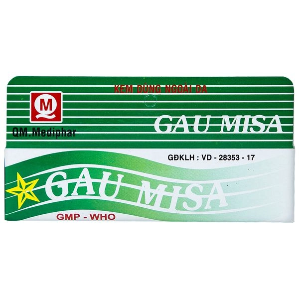 Kem dùng ngoài da Gau Misa hộp 1 tuýp 30g
