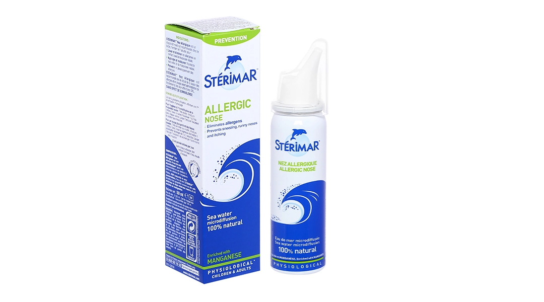 Dung dịch vệ sinh mũi Sterimar Allergic hộp 1 chai 50ml