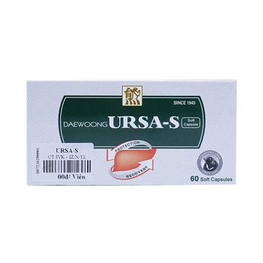 Cải thiện chức năng gan Daewoong URSA-S hộp 6 vỉ x 10 viên
