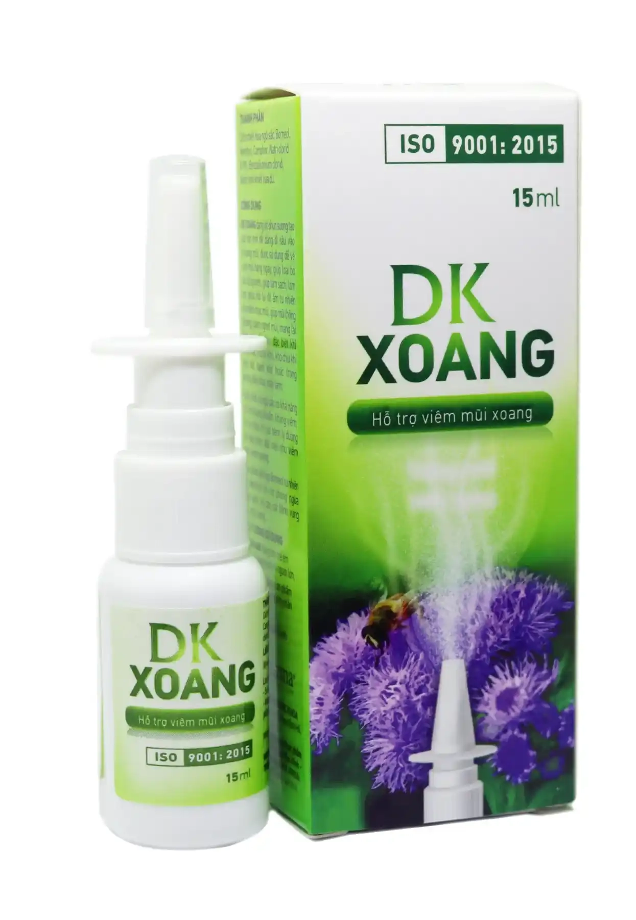 Xịt mũi thảo dược DK Xoang hộp 1 lọ 15ml
