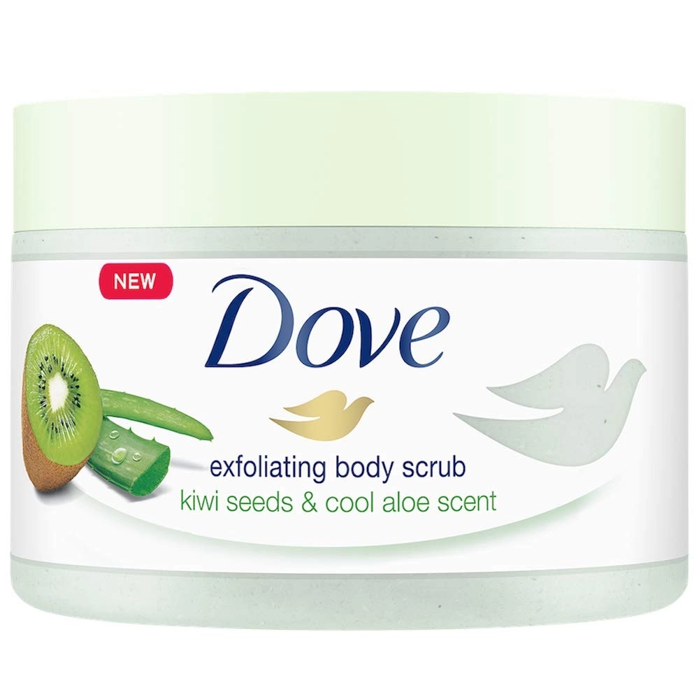 Tẩy da chết chiết xuất kiwi và lô hội Dove Exfoliating Body Polish lọ 298g