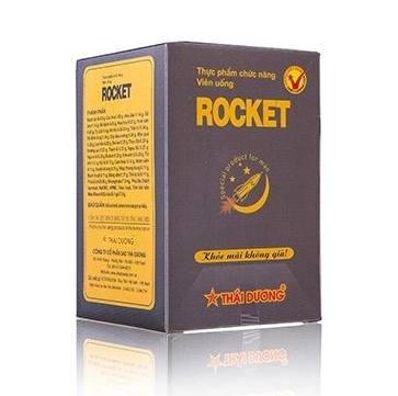Viên uống tăng cường sinh lý nam Rocket   hộp 10 gói