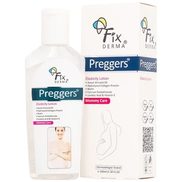 Dưỡng ẩm, giảm vết rạn cho phụ nữ mang thai và sau khi sinh lotion Fixderma Preggers Elasticity hộp x 100ml