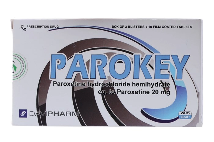 Thuốc trị trầm cảm Parokey 20mg hộp 30 viên