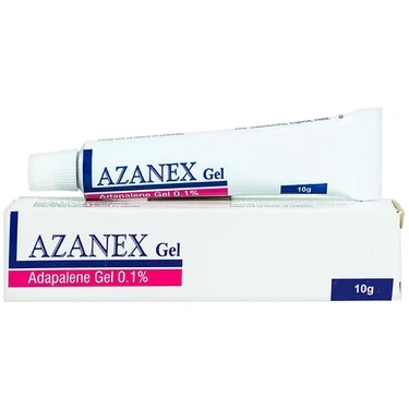 Gel điều trị mụn trứng cá nhẹ đến vừa Azanex 0.1% Yash Medicare tuýp x 10g