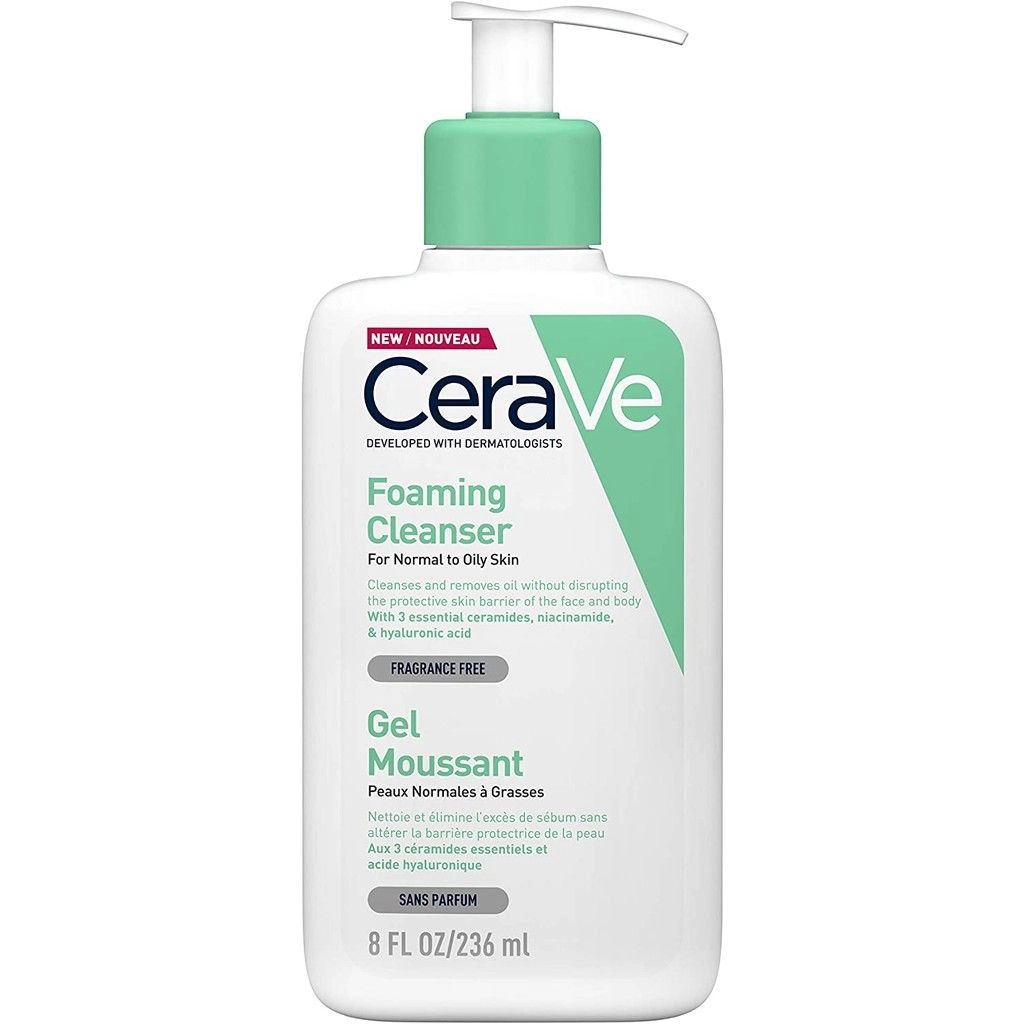 Sữa rửa mặt CeraVe Foaming Cleanser chai 236ml