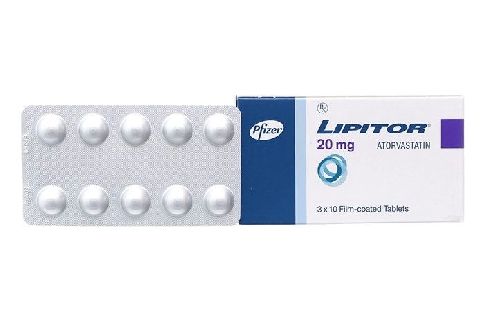 Thuốc trị mỡ máu Lipitor 20mg hộp 30 viên