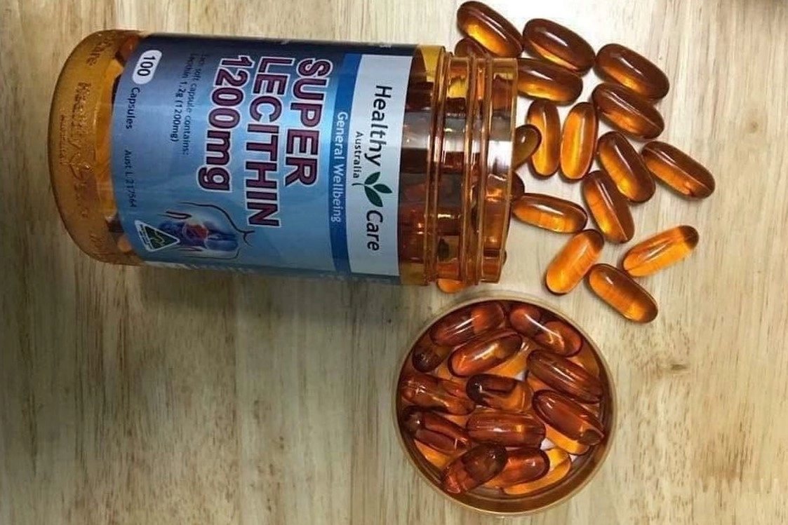 Viên uống mầm đậu nành Super Lecithin 1200mg hộp 100 viên