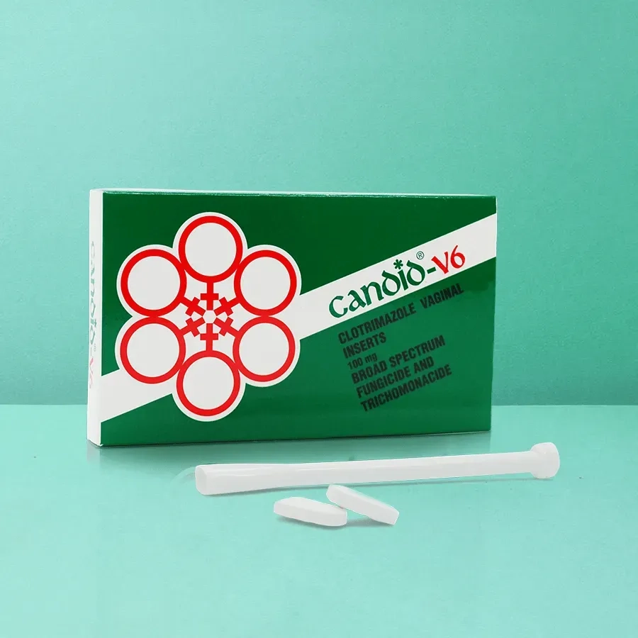 Viên nén đặt âm đạo Candid V6 hộp 1 vỉ x 6 viên