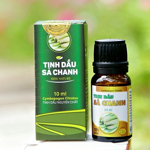 Tinh dầu sả chanh Bà Bé hộp 1 chai 10ml