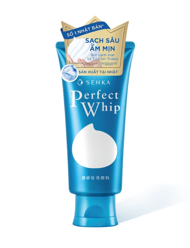 Sữa rửa mặt SENKA Perfect Whip tuýp 120g