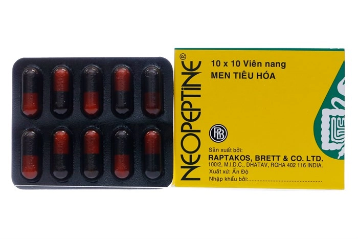 Men tiêu hóa Neopeptine hộp 100 viên