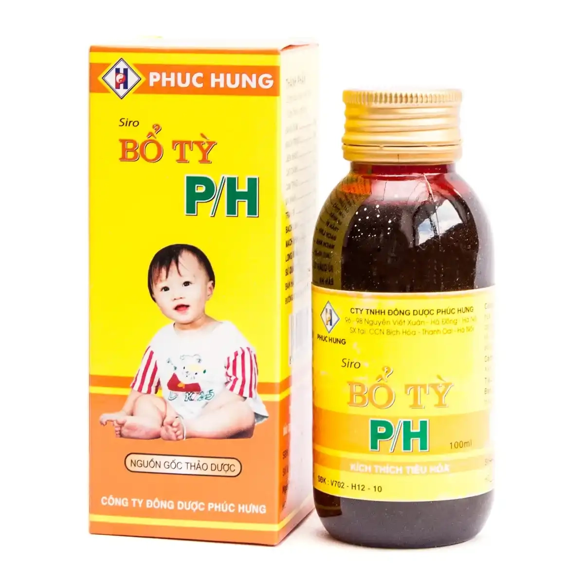 Siro Bổ Tỳ P/H hộp 1 chai 100ml