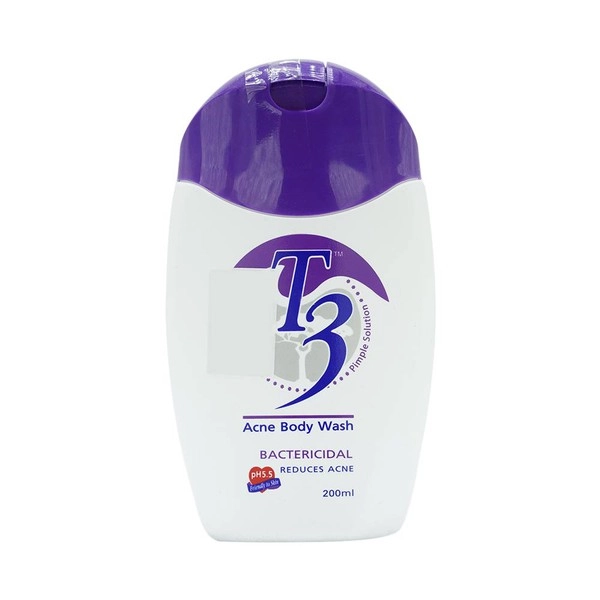 Sữa tắm ngăn ngừa mụn T3 Acne Body Wash  chai 200ml