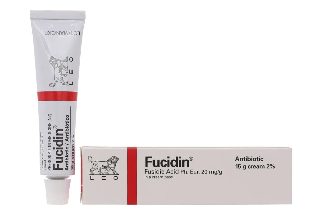 Kem bôi trị nhiễm khuẩn Fucidin 2% tuýp 15g