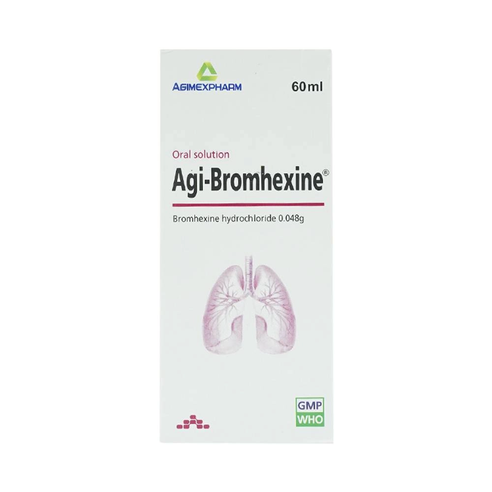 Dung dịch uống Agi - Bromhexine chai 60ml