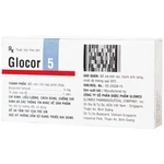 Thuốc tim mạch Glocor 5 Glomed hộp 3 vỉ x 10 viên