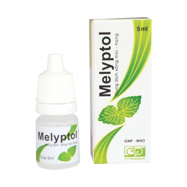 Dung dịch xông mũi họng Melyptol chai 5ml