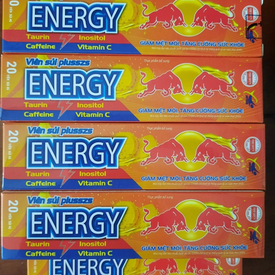 Viên sủi tăng cường thể lực, bổ sung dưỡng chất Plusszs ENERGY tuýp 20 viên