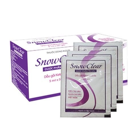 Dầu gội trị gàu Snow Clear hộp 50 gói x 5ml