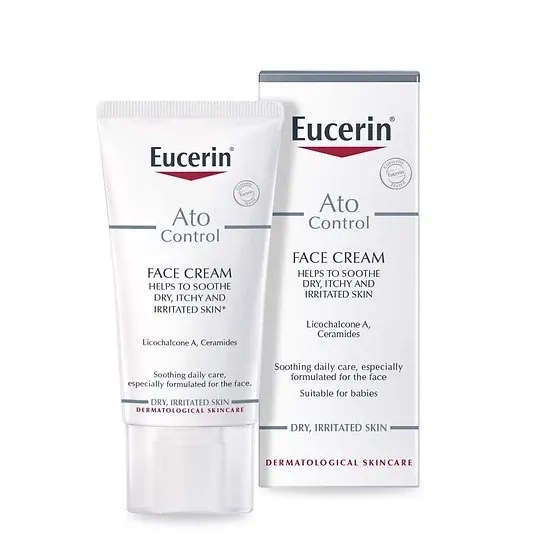 Kem dưỡng ẩm giúp phục hồi & tái tạo da Eucerin AtoControl Face Cream tuýp 50ml