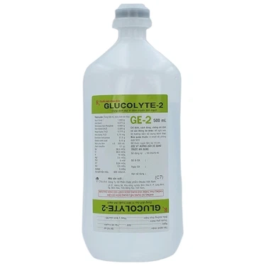 Dung dịch tiêm truyền duy trì điều trị cho bệnh nhân trước và sau phẫu thuật Glucolyte-2 Otsuka chai x 500ml