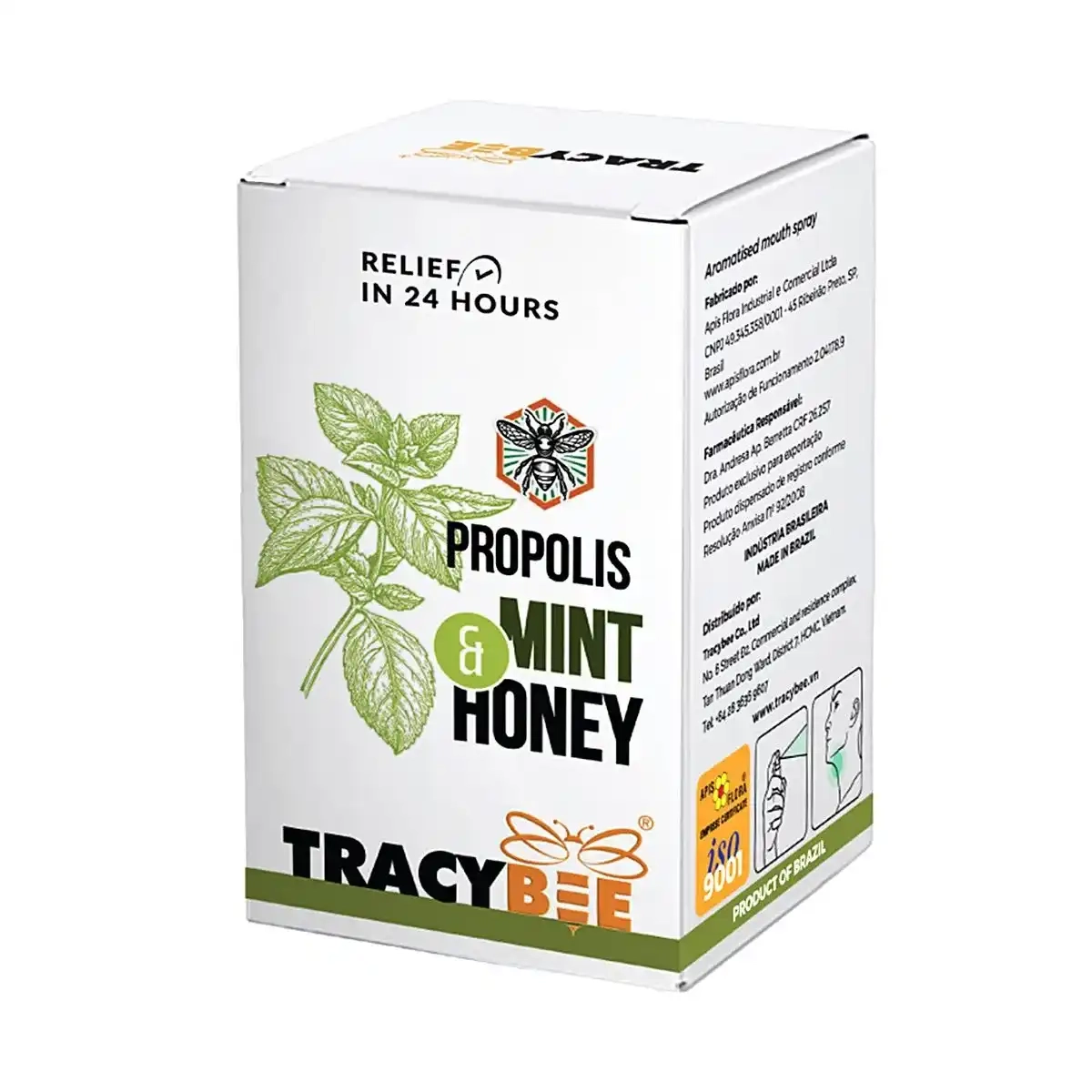 Keo Ong Tracybee Propolis Mint & Honey hộp 1 chai 30ml