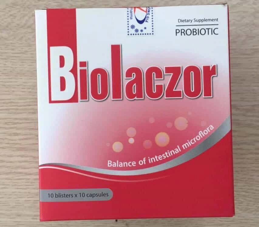 Viên uống hỗ trợ đường tiêu hóa Biolaczor  hộp 100 viên