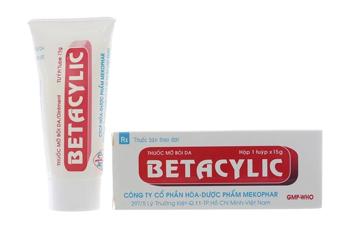 Thuốc mỡ trị viêm da Betacylic tuýp 15g