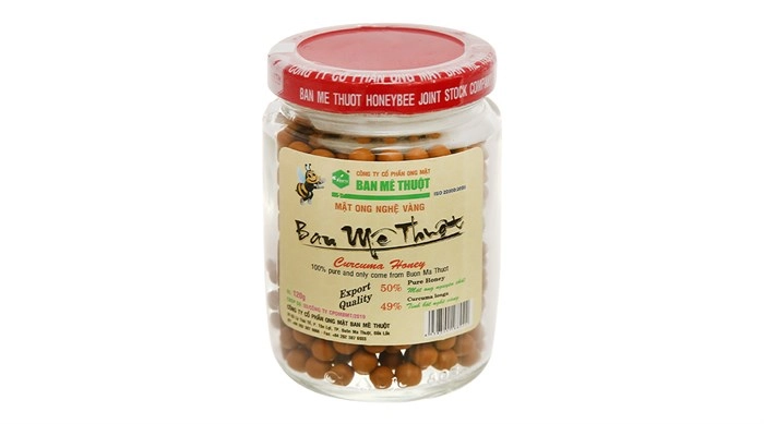 Hỗ trợ viêm dạ dày Viên mật ong nghệ vàng Ban Mê Thuột lọ 120g