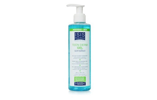 Gel rửa mặt giảm nhờn, ngăn ngừa mụn cho da nhạy cảm ISISPHARMA Teen Derm Gel Sensitive chai 100ml
