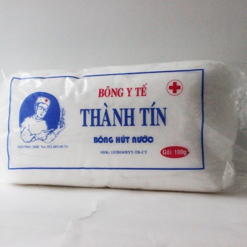 Bông y tế THÀNH TÍN gói 100g