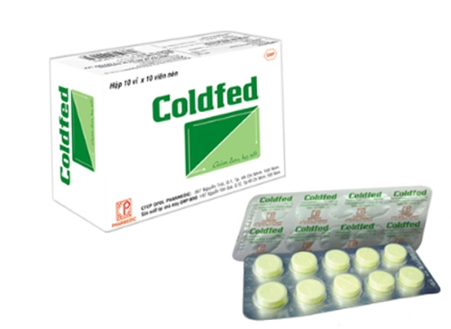 Thuốc trị cảm cúm Coldfed hộp 100 viên