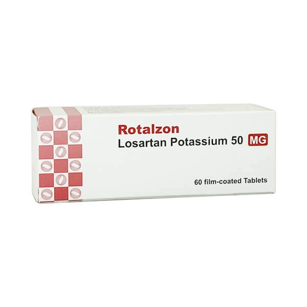 Thuốc huyết áp Rotalzon 50mg hộp 60 viên