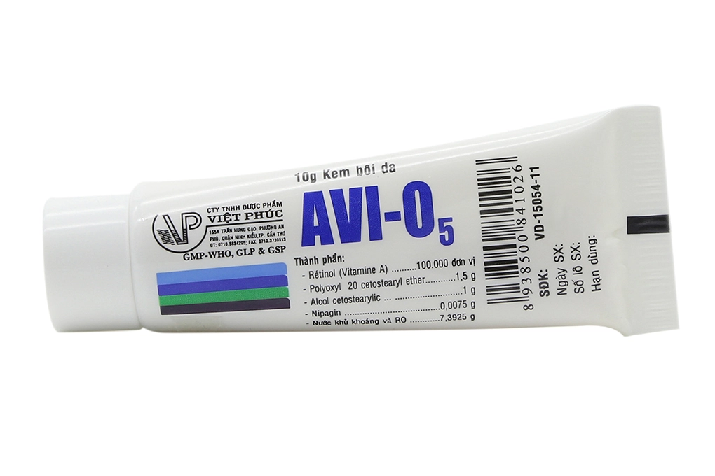 Kem liền sẹo AVI-O5 tuýp 10g
