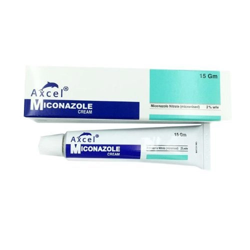 Thuốc điều trị nhiễm nấm da AXCEL MICONAZOLE CREAM hộp 1 tuýp 15g