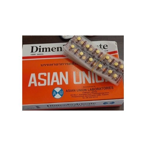 Thuốc giảm say tàu xe Dimenhydrinate hộp 100 vỉ x 10 viên