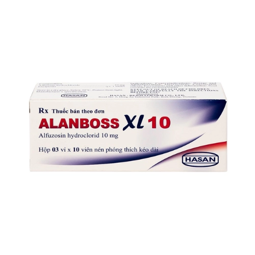 Thuốc trị phì đại tuyến tiền liệt Alanboss XL 10 Hasan hộp 3 vỉ x 10 viên